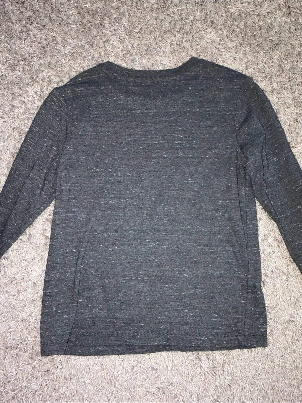 Old Navy Kids Long-Sleeve Tees - Light Blue, Olive, Black, Gray, Charcoal. 6/7